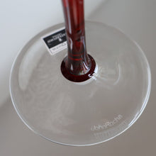 Load image into Gallery viewer, Rare John Rocha for Waterford Crystal. Pair of Large LUME Red Wine Glasses. In Presentation Box. 500 ml
