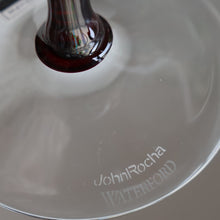 Load image into Gallery viewer, Rare John Rocha for Waterford Crystal. Pair of Large LUME Red Wine Glasses. In Presentation Box. 500 ml
