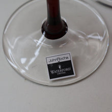 Load image into Gallery viewer, Rare John Rocha for Waterford Crystal. Pair of Large LUME Red Wine Glasses. In Presentation Box. 500 ml
