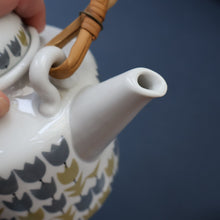 Load image into Gallery viewer, RARE Vintage 1950s MARIANNE WESTMAN Teapot, Milk Jug and Open Sugar Bowl by Rörstrand Sweden. "PARTY" Pattern
