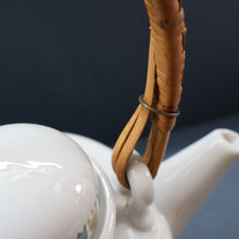 Load image into Gallery viewer, RARE Vintage 1950s MARIANNE WESTMAN Teapot, Milk Jug and Open Sugar Bowl by Rörstrand Sweden. "PARTY" Pattern 
