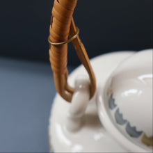 Load image into Gallery viewer, RARE Vintage 1950s MARIANNE WESTMAN Teapot, Milk Jug and Open Sugar Bowl by Rörstrand Sweden. "PARTY" Pattern 
