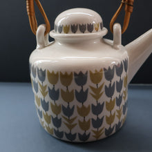 Load image into Gallery viewer, RARE Vintage 1950s MARIANNE WESTMAN Teapot, Milk Jug and Open Sugar Bowl by Rörstrand Sweden. "PARTY" Pattern 
