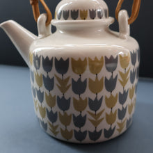 Load image into Gallery viewer, RARE Vintage 1950s MARIANNE WESTMAN Teapot, Milk Jug and Open Sugar Bowl by Rörstrand Sweden. "PARTY" Pattern 
