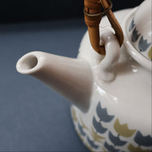Load image into Gallery viewer, RARE Vintage 1950s MARIANNE WESTMAN Teapot, Milk Jug and Open Sugar Bowl by Rörstrand Sweden. "PARTY" Pattern 

