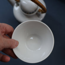Load image into Gallery viewer, RARE Vintage 1950s MARIANNE WESTMAN Teapot, Milk Jug and Open Sugar Bowl by Rörstrand Sweden. "PARTY" Pattern 
