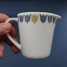 Load image into Gallery viewer, RARE Vintage 1950s MARIANNE WESTMAN Teapot, Milk Jug and Open Sugar Bowl by Rörstrand Sweden. "PARTY" Pattern 
