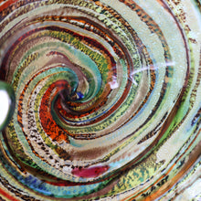 Load image into Gallery viewer, Vintage 1960s Vetro Artistico Veneziano Murano Glass Aventurine Bowl
