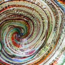 Load image into Gallery viewer, Vintage 1960s Vetro Artistico Veneziano Murano Glass Aventurine Bowl
