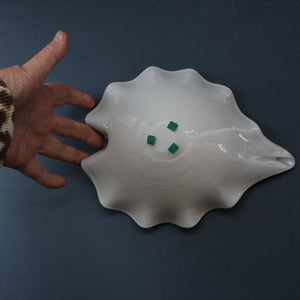 Vintage 1960s Vetro Artistico Veneziano Murano Glass Aventurine Bowl