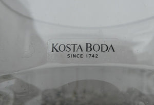 LARGE Kosta Boda Fossil Vase by Kjell Engman (2000). Height 10 3/4 inches. Signed