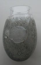 Load image into Gallery viewer, LARGE Kosta Boda Fossil Vase by Kjell Engman (2000). Height 10 3/4 inches. Signed
