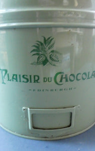 Large SHOP DISPLAY TIN for Plaisir du Chocolat, Edinburgh (B)