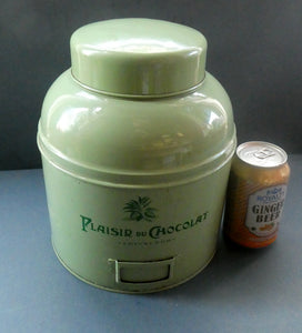 Large SHOP DISPLAY TIN for Plaisir du Chocolat, Edinburgh (B)