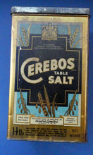Load image into Gallery viewer, Vintage Early 1950s HUGE Cerebos Salt Storage Tin. 14 lbs Size (Height 10 Inches)
