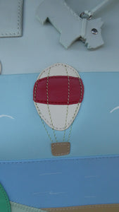 Large Vintage 2005 RADLEY Up Up and Away Signature Bag Tote Bag (with handle attachments). UNUSED