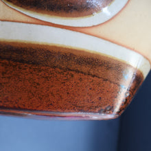 Load image into Gallery viewer, 1960s Medium TREMAEN Nanceddan Pottery Table Lamp. Original Hessian Shade &amp; Paper Label on Base
