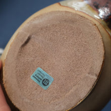 Load image into Gallery viewer, 1960s Medium TREMAEN Nanceddan Pottery Table Lamp. Original Hessian Shade &amp; Paper Label on Base
