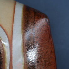 Load image into Gallery viewer, 1960s Medium TREMAEN Nanceddan Pottery Table Lamp. Original Hessian Shade &amp; Paper Label on Base
