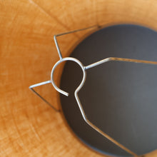 Load image into Gallery viewer, 1960s Medium TREMAEN Nanceddan Pottery Table Lamp. Original Hessian Shade &amp; Paper Label on Base
