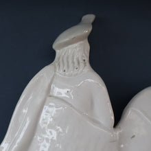 Load image into Gallery viewer, Antique Victorian STAFFORDSHIRE Figurine. Huntsman (Wearing a Cap with Cockade) on Horseback; 14 3/4 inches
