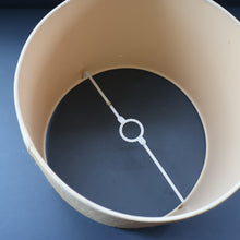 Load image into Gallery viewer, 1960s Medium TREMAEN Nanceddan Pottery Table Lamp. Original Hessian Shade &amp; Paper Label on Base
