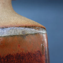 Load image into Gallery viewer, 1960s Medium TREMAEN Nanceddan Pottery Table Lamp. Original Hessian Shade &amp; Paper Label on Base
