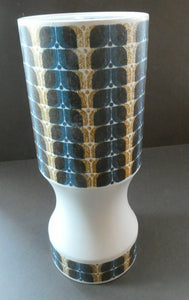 1966 HORNSEA STUDIOCRAFT Geometric Vase. Designed by John Clappison