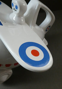 Vintage 1970s NOVELTY TEAPOT by Stuart Taylor for Westfield Pottery in the form of an Airplane