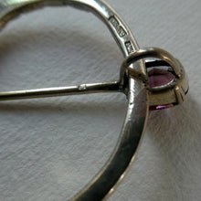 Load image into Gallery viewer, 1960s Penannular Brooch by Cook, Holland &amp; Co. with Inset Amethyst. Traditional Design
