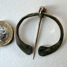 Load image into Gallery viewer, 1960s Penannular Brooch by Cook, Holland &amp; Co. with Inset Amethyst. Traditional Design
