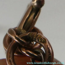 Load image into Gallery viewer, Long Fancy Guard or Muff Chain with Gold Ball Inclusions. 14 Carat Gold. Weight 11 grams
