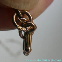 Load image into Gallery viewer, Long Fancy Guard or Muff Chain with Gold Ball Inclusions. 14 Carat Gold. Weight 11 grams
