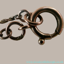 Load image into Gallery viewer, Long Fancy Guard or Muff Chain with Gold Ball Inclusions. 14 Carat Gold. Weight 11 grams
