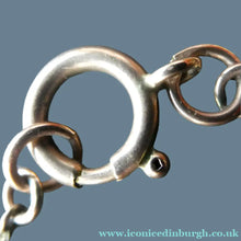 Load image into Gallery viewer, 14 CARAT GOLD. Long Fancy Guard or MUFF CHAIN with Gold Ball Inclusions. Weight 11 grams - Gold Chain

