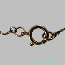 Load image into Gallery viewer, Long Fancy Guard or Muff Chain with Gold Ball Inclusions. 14 Carat Gold. Weight 11 grams
