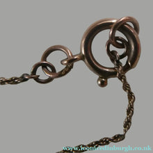 Load image into Gallery viewer, Long Fancy Guard or Muff Chain with Gold Ball Inclusions. 14 Carat Gold. Weight 11 grams
