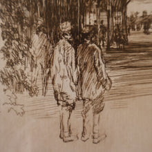 Load image into Gallery viewer, SCOTTISH ART. Sir Muirhead Bone (1876 - 1953). Glasgow International Exhibition 1901. Evening in Little Russia. Signed in the plate
