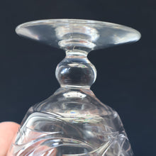 Load image into Gallery viewer, Pair of STUART CRYSTAL IMPERIAL Pattern Large Wine Glasses or Water Goblets. Height: 4 3/4 inches
