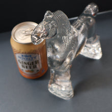 Load image into Gallery viewer, A/ 1970s KOSTA BODA Large Glass horse Designed by Bertil Vallien. 8 1/4 inches
