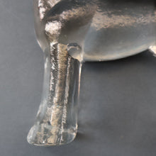 Load image into Gallery viewer, A/ 1970s KOSTA BODA Large Glass horse Designed by Bertil Vallien. 8 1/4 inches
