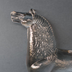 A/ 1970s KOSTA BODA Large Glass horse Designed by Bertil Vallien. 8 1/4 inches