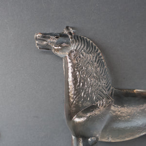 A/ 1970s KOSTA BODA Large Glass horse Designed by Bertil Vallien. 8 1/4 inches