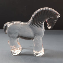 Load image into Gallery viewer, 1970s KOSTA BODA Small Glass horse Designed by Bertil Vallien
