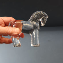Load image into Gallery viewer, 1970s KOSTA BODA Small Glass horse Designed by Bertil Vallien
