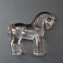 Load image into Gallery viewer, 1970s KOSTA BODA Small Glass horse Designed by Bertil Vallien
