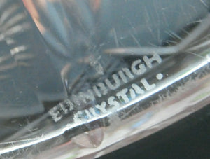 EDINBURGH CRYSTAL. Vintage 1980s Ship's Decanter STAR OF EDINBURGH Pattern. 10 inches