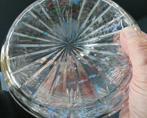 EDINBURGH CRYSTAL. Vintage 1980s Ship's Decanter STAR OF EDINBURGH Pattern. 10 inches