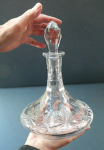 Load image into Gallery viewer, EDINBURGH CRYSTAL. Vintage 1980s Ship&#39;s Decanter STAR OF EDINBURGH Pattern. 10 inches
