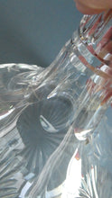 Load image into Gallery viewer, EDINBURGH CRYSTAL. Vintage 1980s Ship&#39;s Decanter STAR OF EDINBURGH Pattern. 10 inches
